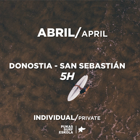 Curso semanal 5H- Individual - Abril  2025/ San Sebastián