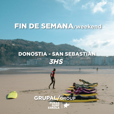 Curso Fin de Semana 3h - Grupal  /San Sebastián