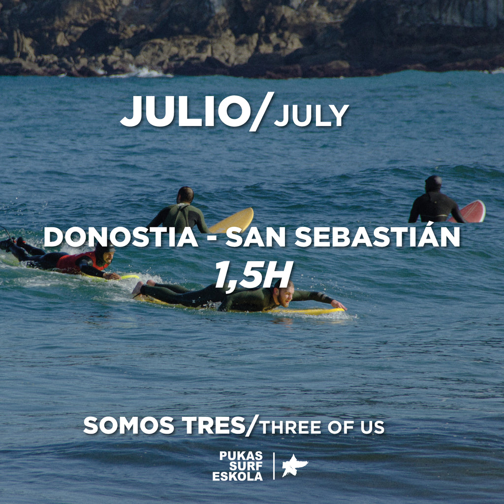 Surfing Day- Somos tres - Julio 2025/ San Sebastián