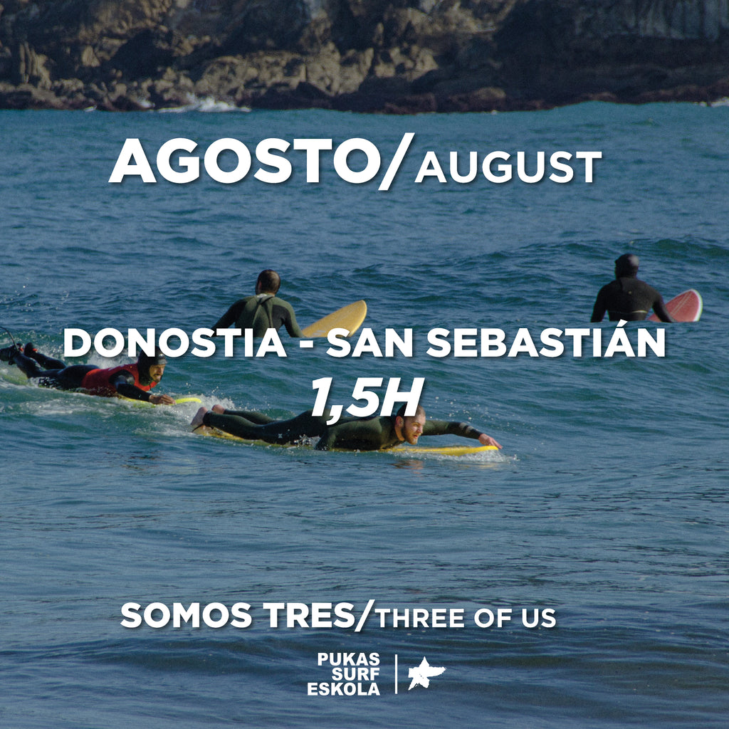 Surfing Day - Somos tres - Agosto 2025/ San Sebastián