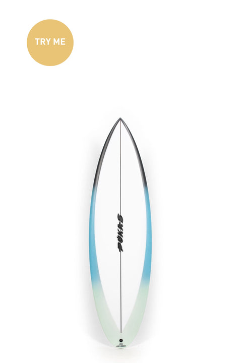 2ND HAND Pukas Surfboard - TASTY TREAT ALL ROUND by Axel Lorentz - 5'10" x 19.38 x 2.45 x 29,39L - AX09156