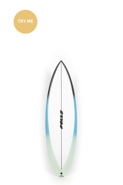 2ND HAND Pukas Surfboard - TASTY TREAT ALL ROUND by Axel Lorentz - 5'11" x 19.5 x 2.5 x 30,6L - AX09157